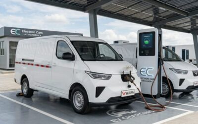 Crece el interés por vehículos comerciales eléctricos como el Wuling Yangguang EV Cargo Van.